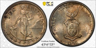 1945-D 10C Allen-9.05c Doubled Die MS64