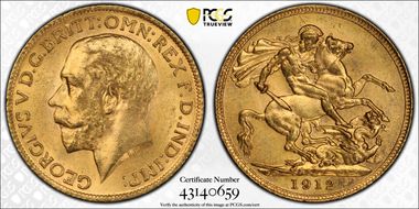 1912 Sov S-3996 MS63+