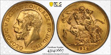 1914 Sov S-3996 MS64