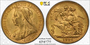 1895 Sov S-3874 MS63