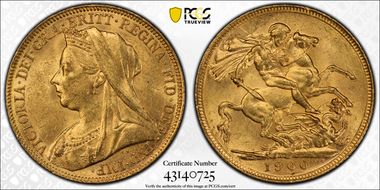 1900-S Sov S-3877 MS63