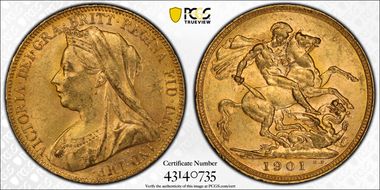 1901-P Sov S-3876 MS63