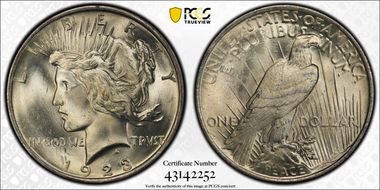 1923 $1 MS66+