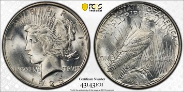 1923-D $1 MS64+