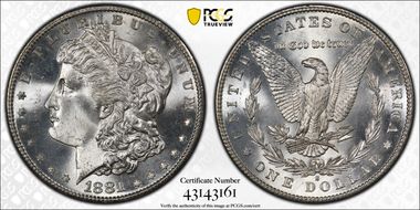 1881-S $1 MS67