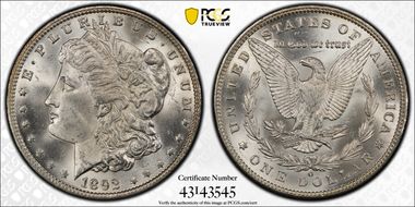 1892-O $1 MS65