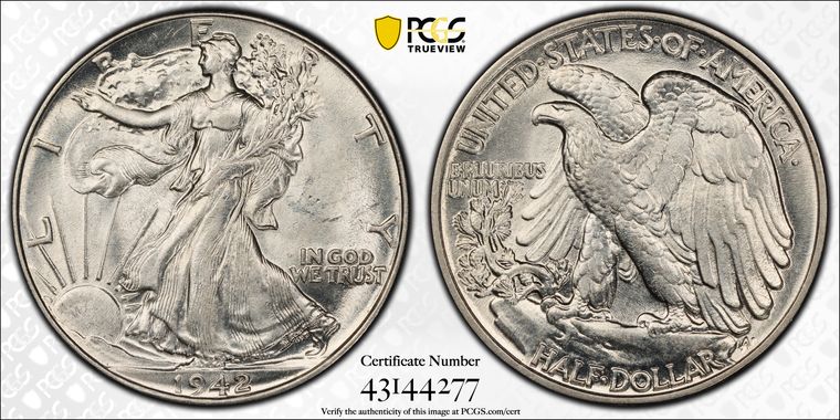 Cert 43144277 - Coin Image