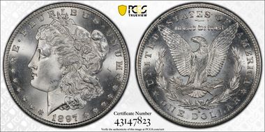 1897-S $1 MS66