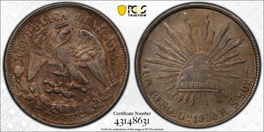 1900-Go RS Peso KM-409.1 AU50