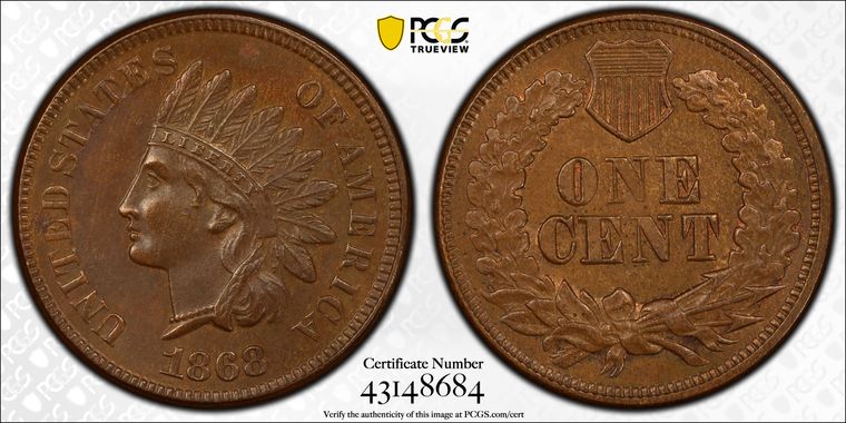 Cert 43148684 - Coin Image