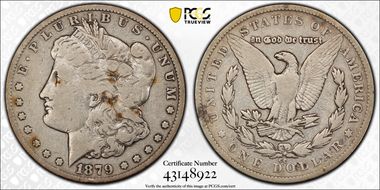 1879-CC $1 Capped Die VG10