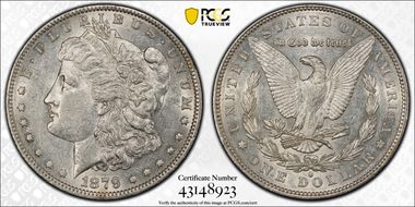 1879-O $1 AU53