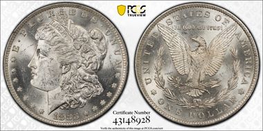 1883-O $1 MS63