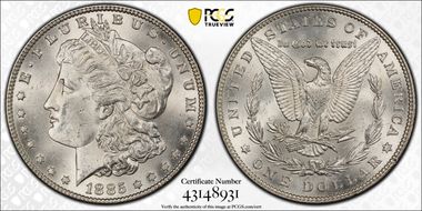 1885 $1 MS63