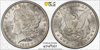 1885-O $1 MS63