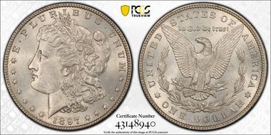1897 $1 MS61