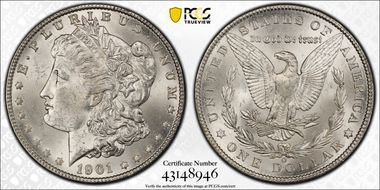 1901-O $1 MS63