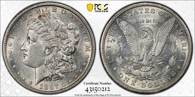1887-S $1 AU53