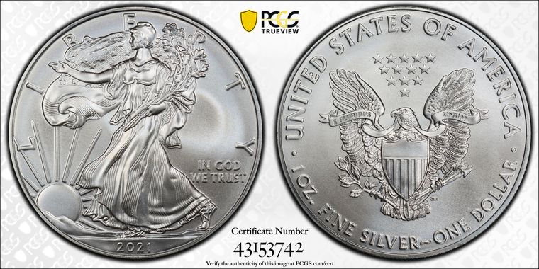 Cert 43153742 - Coin Image