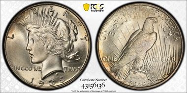 1935 $1 MS66+