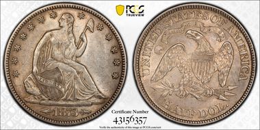 1873 50C Large Arrows, WB-106 AU55