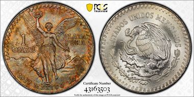 1987-Mo Onza Libertad Ag - DDO MS67