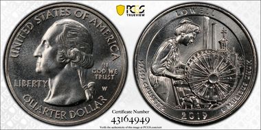 2019-W 25C Lowell NP MS68