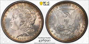 1888-O $1 MS65+