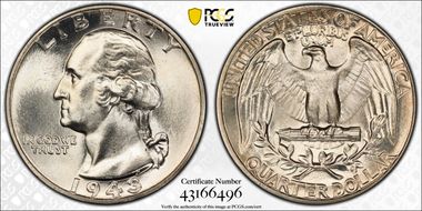 1943 25C DDO, FS-102 MS66