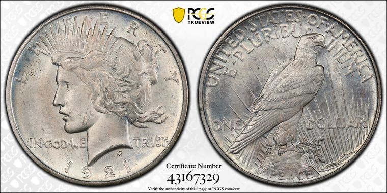 Cert 43167329 - Coin Image