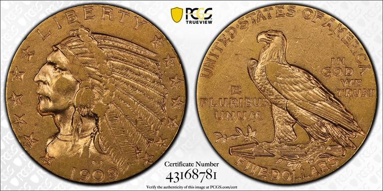 Cert 43168781 - Coin Image