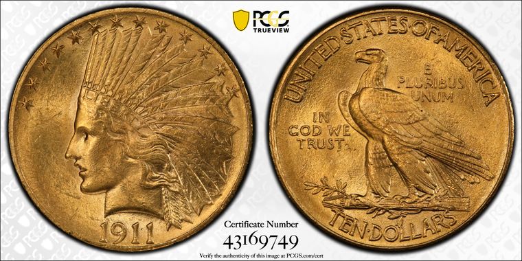 Cert 43169749 - Coin Image