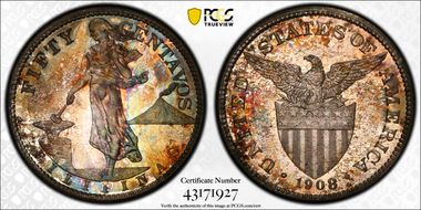 1908 50C PR67