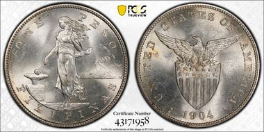 1904-S Peso MS65+