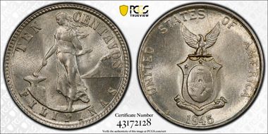 1945-D 10C Allen-9.05c Doubled Die MS63