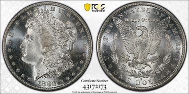 1880-S $1 MS67