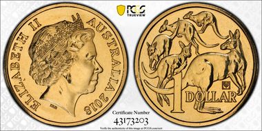 2018 $1 BICE Panda Privy MS68