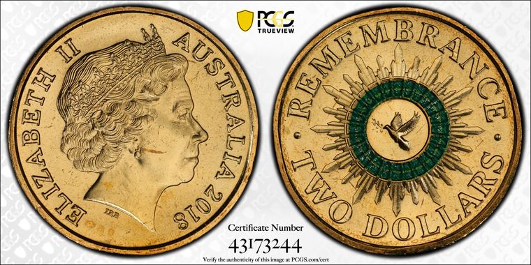 Cert 43173244 - Coin Image