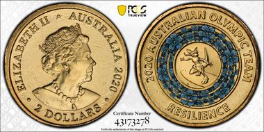 2020 $2 Olympic Team - Resilience MS66