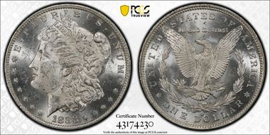 1883-O $1 MS62