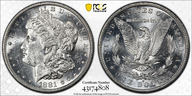 Cert 43174808 - Coin Image