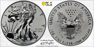 2019-S $1 Silver Eagle Enhanced Rev PR PR70