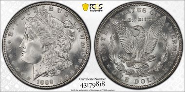 1889 $1 MS67