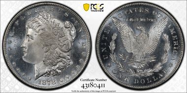 1878-S $1 MS66+
