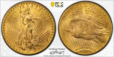 1914-D $20 MS65+