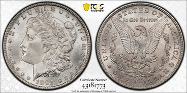 1891-CC $1 MS65+