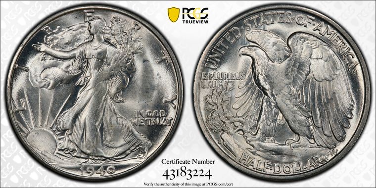 Cert 43183224 - Coin Image