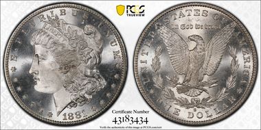 1881-S $1 MS67+