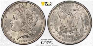 1884-O $1 MS63