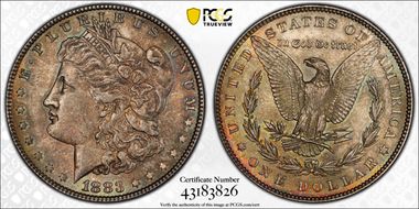 1883 $1 MS63